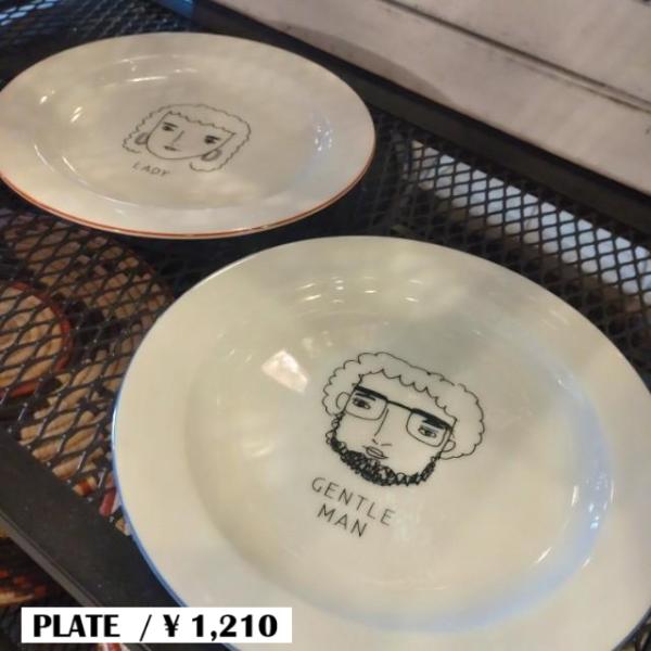 ENNUI GENTLEMAN／LADY　 PLATE  SIZE M 2DESIGN　IN TOT...