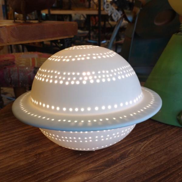 DULTON　PORCELAIN SATURN LIGHT M.WHITE　Table lamp　L...