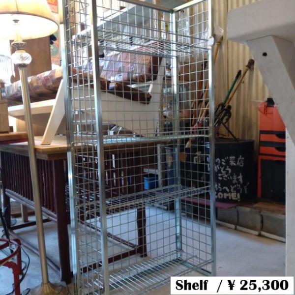 【店頭受け取り専用商品】WIRE Shelf　GALVANIZED　Mesh Steal Shelf...