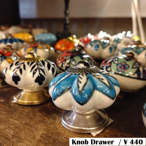 India Blue Pottery Knob Drawer Pull Handle 8Type i...