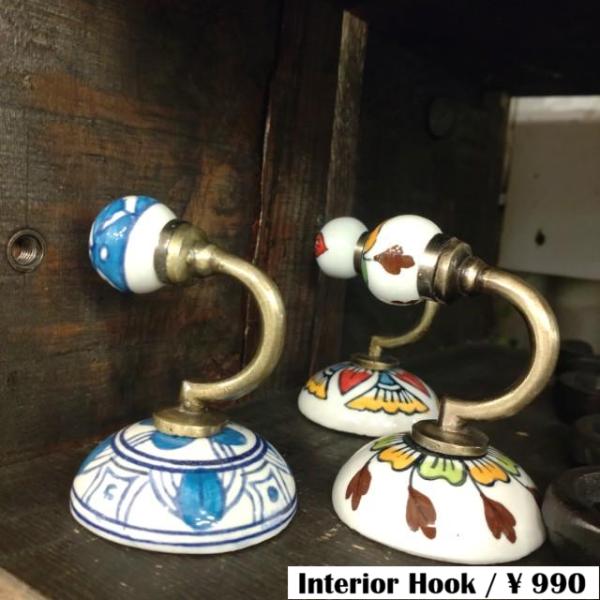 Round　Hook　３colors in total  India Interior　Hook　B...