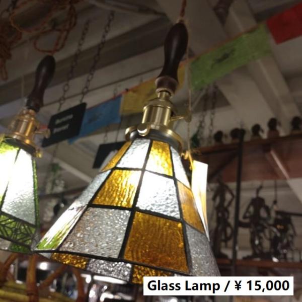TOPANGA Lighting　ステンドグラスランプ　B　カラフル　ステンドグラス　吊照明　照明器...