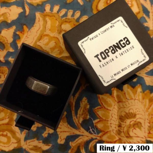 TOPANGA Jewelry Simple Octagon Ring　Ring Size 30　R...