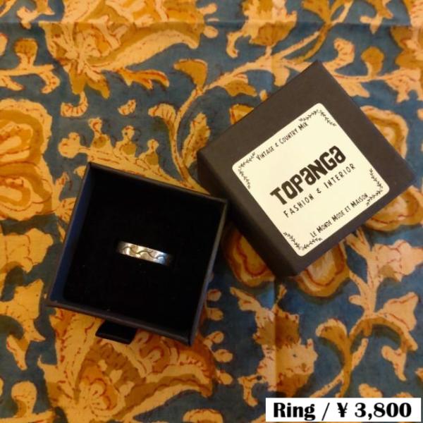 TOPANGA Jewelry Simple Mexican Stamp Ring　Ring Siz...