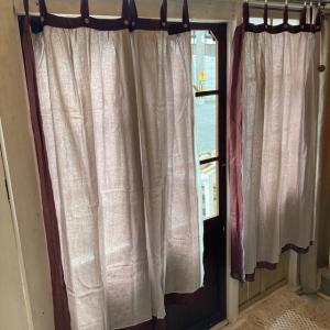 ダブルガーゼカーテン ブラウン 100×138cmの詳細画像3