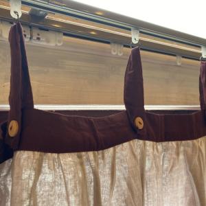 ダブルガーゼカーテン ブラウン 100×138cmの詳細画像4