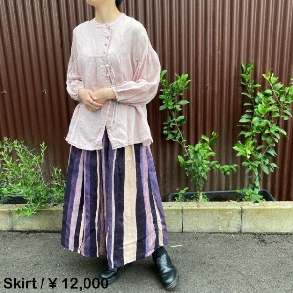 Topanga Lady's　ハンドクラフトストライプスカート