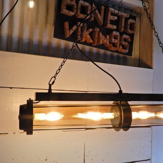 アンバーシェードシリンダーランプ　ブラック