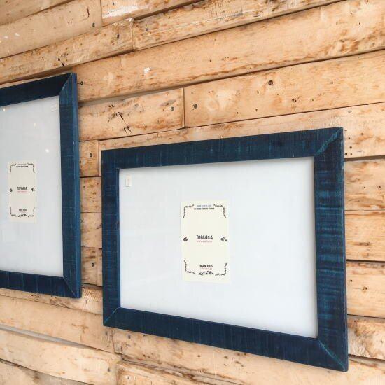 ポプラウッドフレーム　　A3サイズ/ブルー