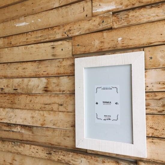 ポプラウッドフレーム　　A4サイズ/ホワイト