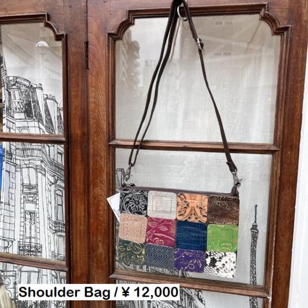 Topanga Bag　デザインレザークラッチ&amp;ショルダーバッグ