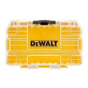 デウォルト (DeWALT) タフケース (小) オーガナイザー 工具箱 収納ケース ツールボックス 透明蓋 脱着トレー 積み重ね収納 ネジ ビット 小物入れの商品画像