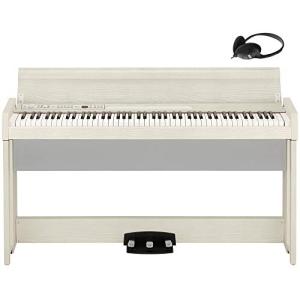KORG コルグ 電子ピアノ 88鍵盤 C1 Air WA ホワイトアッシュ 温かみを感じる木製 純正ヘッドフォンとペダルが付属の商品画像