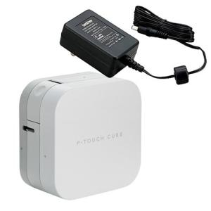 【ACアダプター付】 ブラザー PT-P300BT ラベルライター P-TOUCH CUBE ピータッチキューブ (PTP300BT) (brother)の商品画像