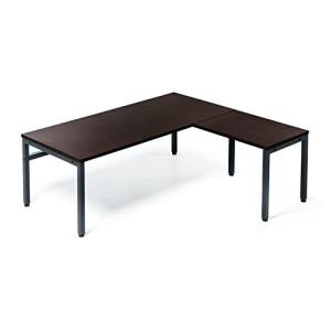 サンワダイレクト ローデスク L字型 幅75cm＋50cm 木製 パソコンデスク
