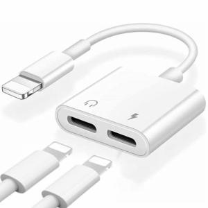 iPhoneイヤホン 変換，充電 イヤホン 音楽再生 通話可能