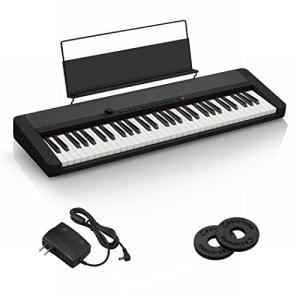 カシオ (CASIO) 電子キーボード カシオトーン CT-S1 BK (ブラック) 電子ピアノにも定評のあるカシオによる61鍵盤キーボード 高品位な音色を手軽に持ち運び可能の商品画像