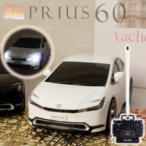 プリウス 60系 PRIUS ラジコンカー ホワイト TOYOTA トヨタ 正規ライセンス 前進後退 左右方向 ヘッドライト光る Ah207｜absolute