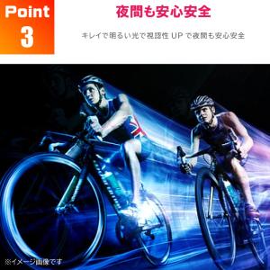 自転車タイヤバルブキャップ LEDライト レイ...の詳細画像3