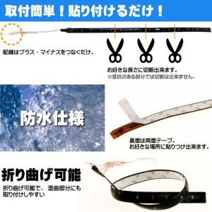 LEDテープライト15連30cm 正面発光LE...の詳細画像1