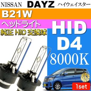 デイズ D4C D4S D4R HIDバルブ 35W 8000K バーナー 2本 DAYZ ハイウェイスター H25.6〜 B21W 純正HIDバルブ 交換球 as60558K