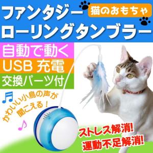 猫のおもちゃ ファンタジーローリングタンブラー 青 ペット用品 ファンタジーワールド ネコじゃらし Fa5116