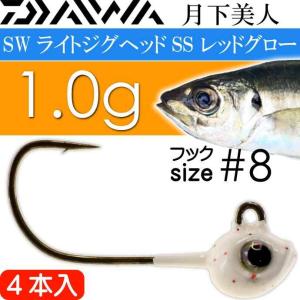 DAIWA（ダイワ） 月下美人 アジングジグヘッド 1.5g #8 4本入 アジング