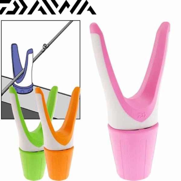 チョイ置きホルダー ピンク グリーン オレンジ 船釣り竿置き 竿受け スタンド DAIWA ダイワ ...