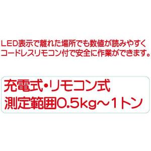 クレーンスケール1t 計測 検査 Ks1245 充電式リモコン式 Diy 工具 充電式リモコン式 測定範囲0 5kg 1t Ks1245 Avail 超激安 の