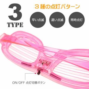 光る LED メガネ ハロウィン クリスマス ...の詳細画像5