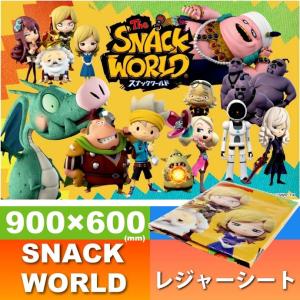 スナックワールド レジャーシート ござ 90×60cm VS1 キャラクターグッズ 子供用シート SNACK WORLD Sk604