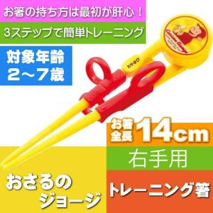 おさるのジョージ デラックストレーニング箸 ADXT1 キャラクターグッズ