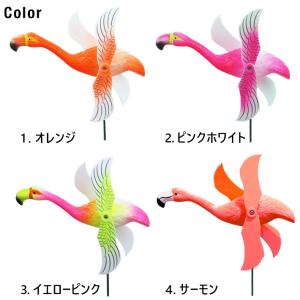 フラミンゴ ピンウィール ガーデン ステイク ...の詳細画像2