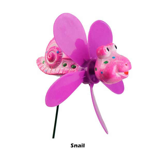 インセクト ガーデン ステイク (カタツムリ) 蝸牛 プランター 観葉植物 風車 庭 ガーデニング ...