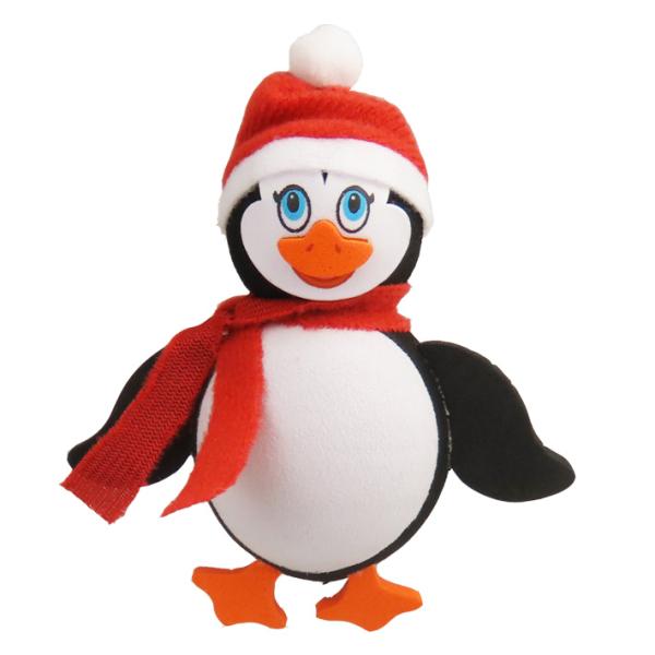 ペンギン アンテナボール (レッド) アンテナトッパー 車 目印 目立つ カーアクセサリー カスタム...