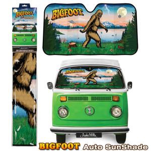 ビッグフット オート サンシェード BIGFOOT Auto Sunshade 車 フロント かわいい 日除け 紫外線 未確認生物 カー用品 おもしろ｜abspec