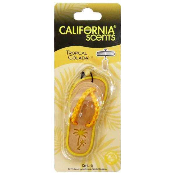 カリフォルニアセンツ サンダル エアフレッシュナー ( トロピカル コラーダ ) 芳香剤 車 部屋 ...
