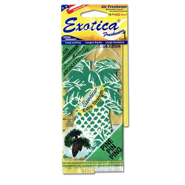 エキゾチカ エアフレッシュナー パイン EXOTICA 芳香剤 車 部屋 吊り下げ ヤシの木 松 グ...