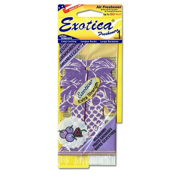エキゾチカ エアフレッシュナー ワイルドベリー EXOTICA 芳香剤 車 部屋 吊り下げ ヤシの木...