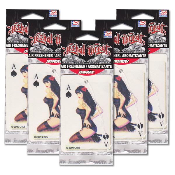 リーサルスレット エース ピンナップ エアフレッシュナー 5枚セット ACE PIN UP 芳香剤 ...