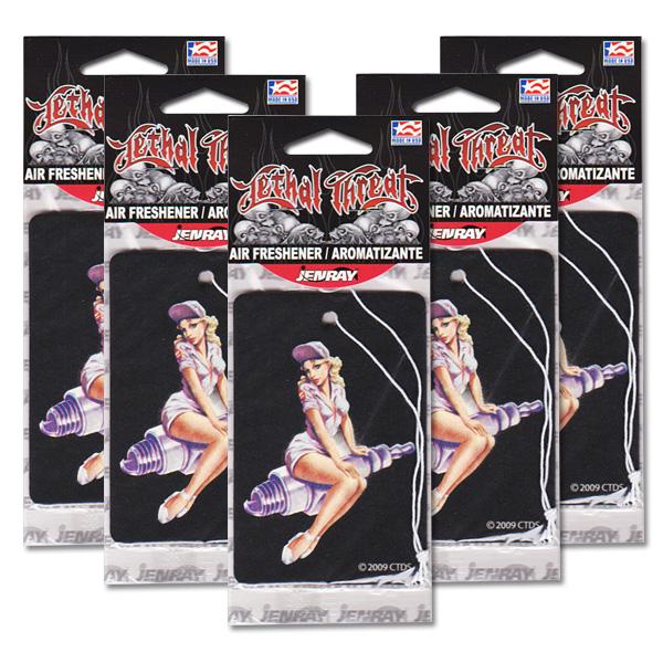 リーサルスレット スパーク プラグ ガール エアフレッシュナー 5枚セット SPARK GIRL 芳...