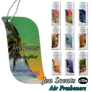 ジャンセンツ ペーパー エアフレッシュナー JenScents Paper Air Freshener 芳香剤 車 部屋 吊り下げ【全10種】【5枚以上メール便無料】｜abspec