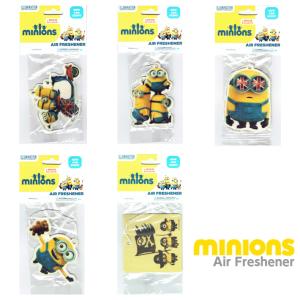 ミニオン エアフレッシュナー 芳香剤 Minions Air Freshener カーフレッシュナー 車 キャラクター かわいい デザイン ミニオンズ メール便OK｜abspec