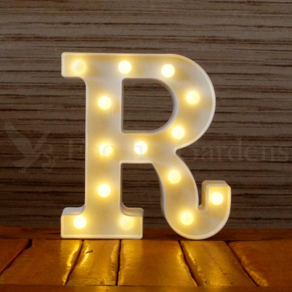 【アウトレット】 マーキー サイン アルファベット ライト ( R ) インテリア LED ランプ ...