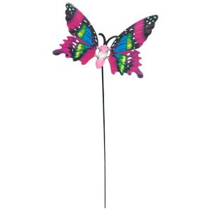 バタフライ ガーデン ステイク（ピンク）　蝶 ちょうちょ ガーデンピック ガーデン アクセサリー ガーデニング