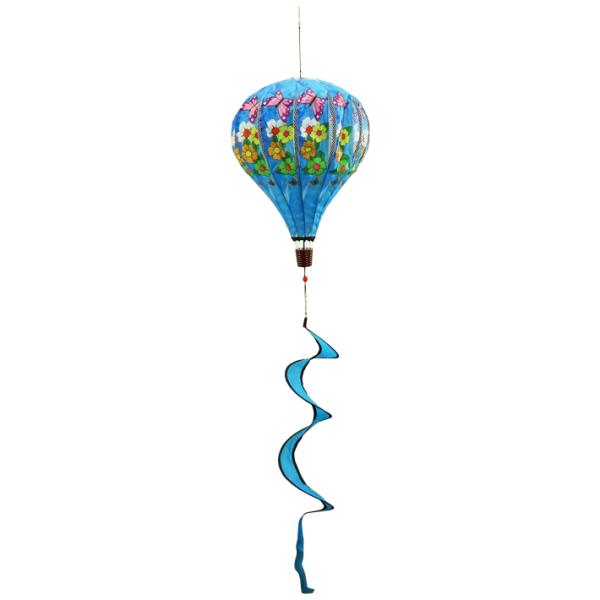 ブルー バタフライ エアバルーン スピナー Garden 蝶 ガーデン 庭 気球 大きい 飾り 吊り...