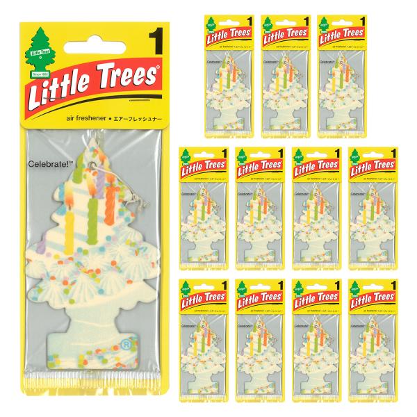 リトルツリー セレブレイト 12枚セット Little Trees 芳香剤 車 部屋 吊り下げ エア...