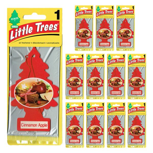 リトルツリー シナモンアップル 12枚セット Little Trees 芳香剤 車 部屋 吊り下げ ...