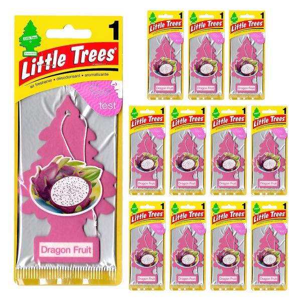 リトルツリー ドラゴンフルーツ 12枚セット Little Trees 芳香剤 車 部屋 吊り下げ ...