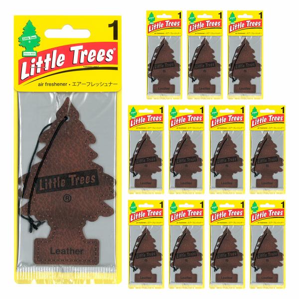 リトルツリー レザー 12枚セット Little Trees 芳香剤 車 部屋 吊り下げ エアフレッ...